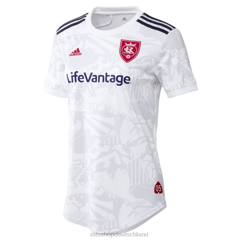 MLS Jerseys Frauen Real Salt Lake Aaron Herrera adidas Weiß 2021 das sekundäre Replika-Spielertrikot des Unterstützers 4PP8T1474