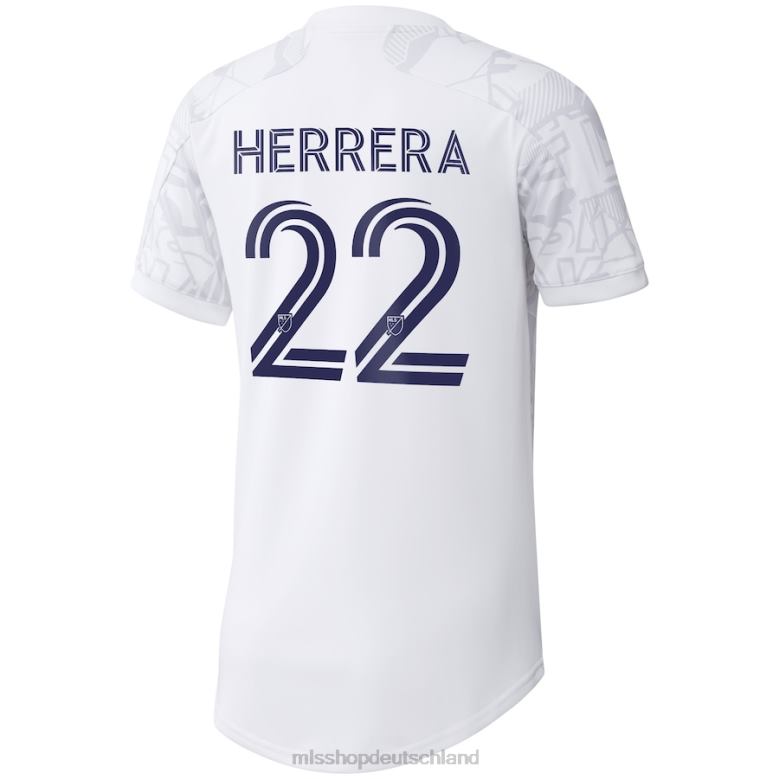 MLS Jerseys Frauen Real Salt Lake Aaron Herrera adidas Weiß 2021 das sekundäre Replika-Spielertrikot des Unterstützers 4PP8T1474
