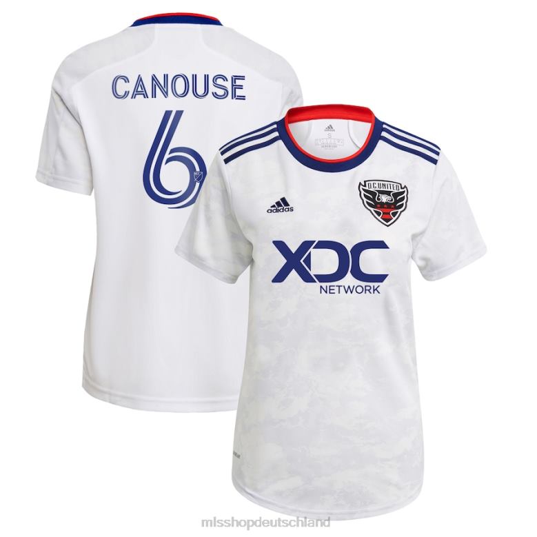 MLS Jerseys Frauen Gleichstrom United Russell Canouse Adidas Weißes 2022 The Marble Replika-Spielertrikot 4PP8T1311