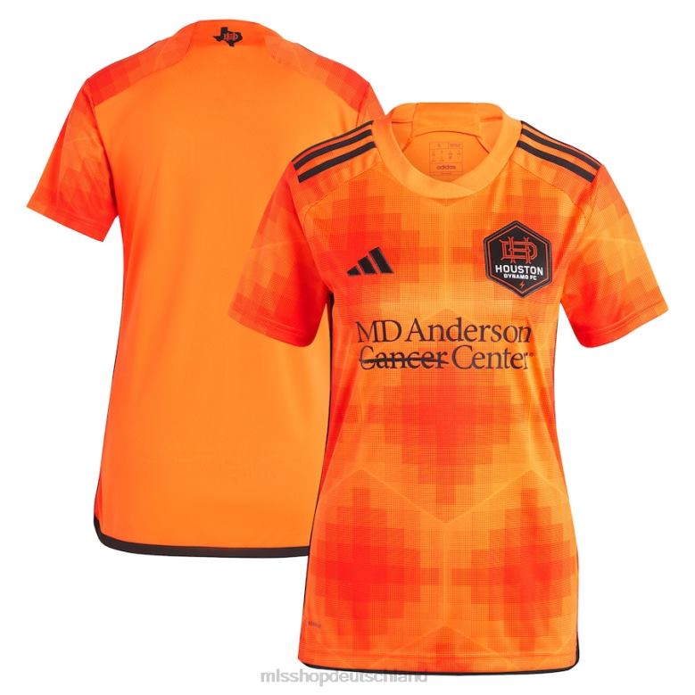 MLS Jerseys Frauen Houston Dynamo FC Adidas Orange 2023 El Sol Replica Trikot 4PP8T335