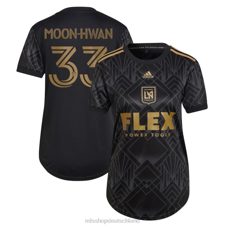 MLS Jerseys Frauen Lafc Kim Moon-Hwan adidas schwarzes 2022 5-Jahres-Jubiläumstrikot Replika-Spielertrikot 4PP8T1429
