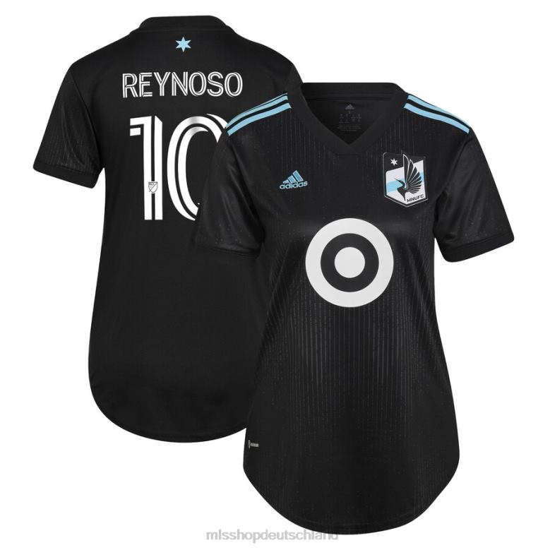 MLS Jerseys Frauen Minnesota United FC Emanuel Reynoso adidas schwarzes 2022 Minnesota Night Kit Replika-Spielertrikot 4PP8T1054
