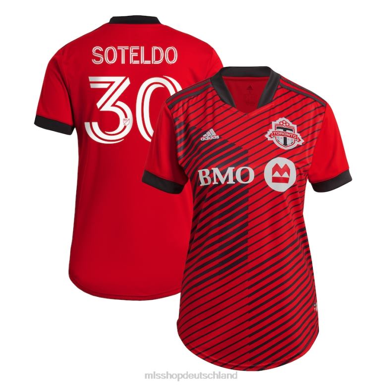MLS Jerseys Frauen Toronto FC Yeferson Soteldo adidas rotes 2021 A41 Replika-Spielertrikot 4PP8T1289