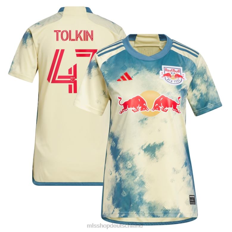MLS Jerseys Frauen New York Red Bulls John Tolkin adidas gelbes 2023 Daniel Patrick Kit Replika-Trikot 4PP8T946