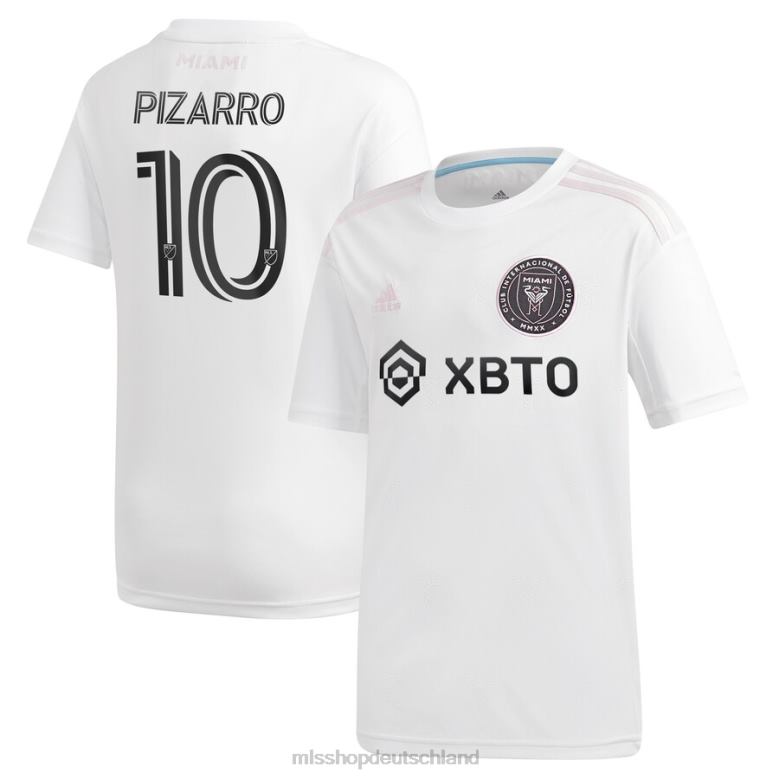 MLS Jerseys Kinder Inter Miami CF Rodolfo Pizarro Adidas Weißes 2020 Primary Replica Spielertrikot 4PP8T910
