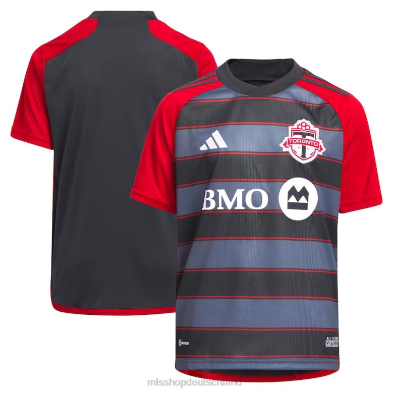 MLS Jerseys Kinder Toronto FC adidas graues 2023 Club-Kit-Replik-Trikot 4PP8T290