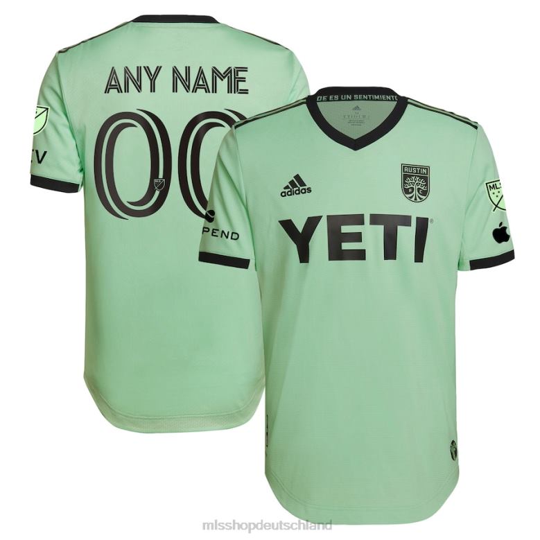 MLS Jerseys Männer Austin FC adidas Mint 2023 das Sentimiento-Kit authentisches individuelles Trikot 4PP8T202