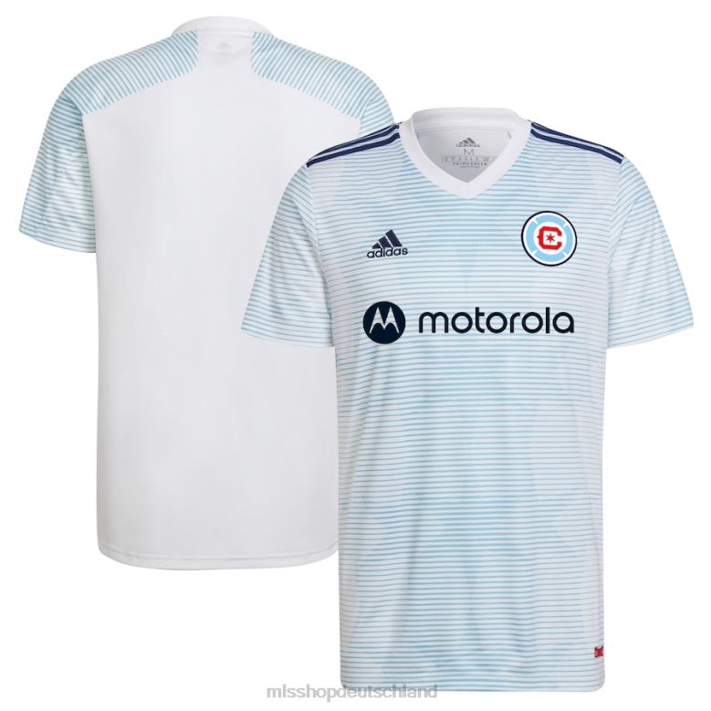MLS Jerseys Männer Chicago Fire adidas weißes 2022 Primary Replica Blanko-Trikot 4PP8T416