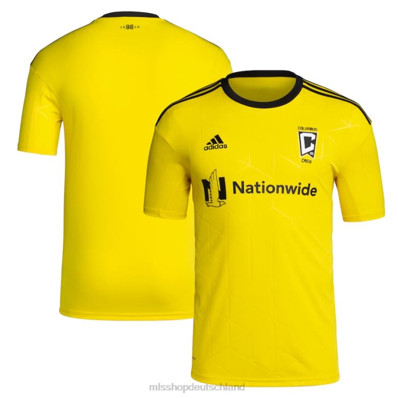 MLS Jerseys Männer Columbus Crew Adidas Gelb 2022 Gold Standard Kit Replica leeres Trikot 4PP8T163