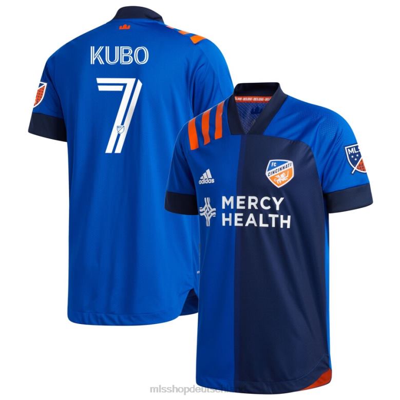 MLS Jerseys Männer FC Cincinnati Yuya Kubo Adidas Blau 2020 Bold Authentic Trikot 4PP8T635