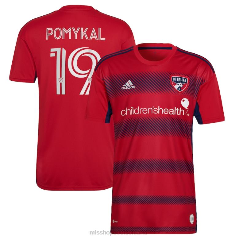 MLS Jerseys Männer FC Dallas Paxton Pomykal Adidas Rotes 2023 Crescendo Kit Replika-Spielertrikot 4PP8T803