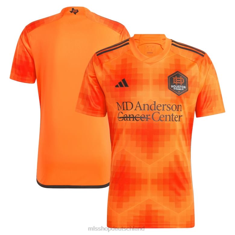 MLS Jerseys Männer Houston Dynamo FC Adidas Orange 2023 El Sol Replica Trikot 4PP8T53