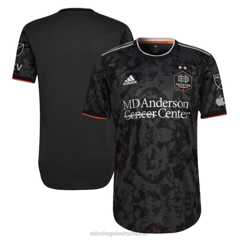 MLS Jerseys Männer Houston Dynamo FC adidas schwarz 2023 das authentische Bayou City-Trikot 4PP8T294