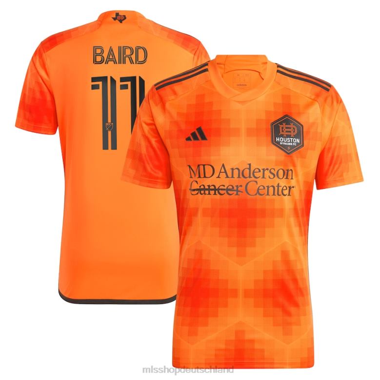 MLS Jerseys Männer Houston Dynamo FC Corey Baird adidas Orange 2023 El Sol Replika-Trikot 4PP8T768