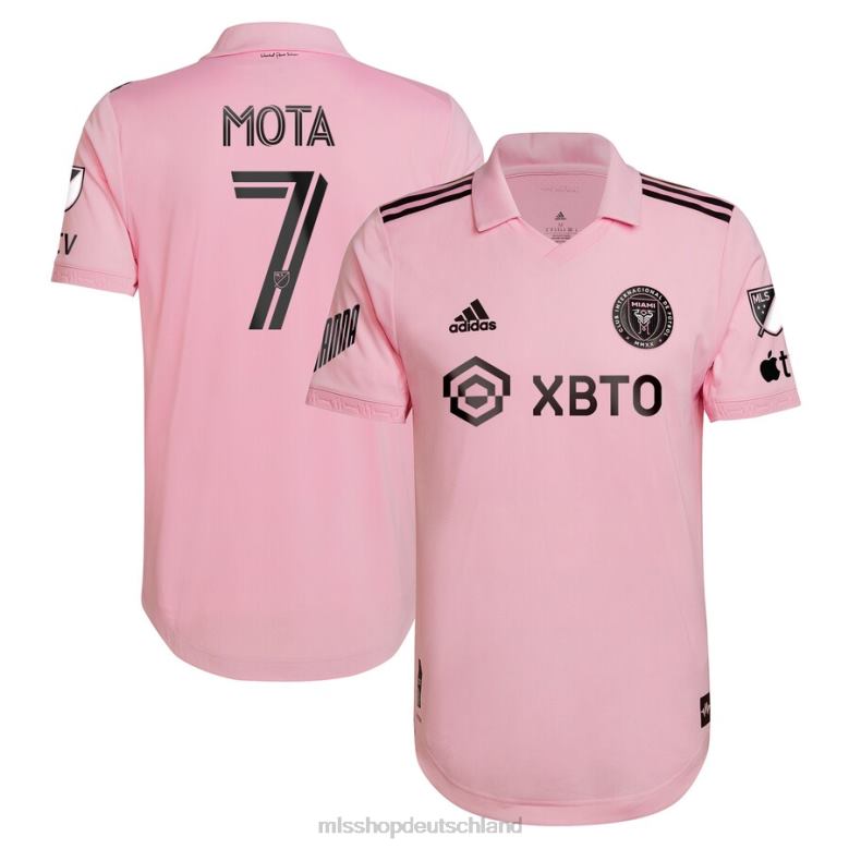 MLS Jerseys Männer Inter Miami CF Jean Mota adidas Pink 2022 The Heart Beat Kit authentisches Spielertrikot 4PP8T1503
