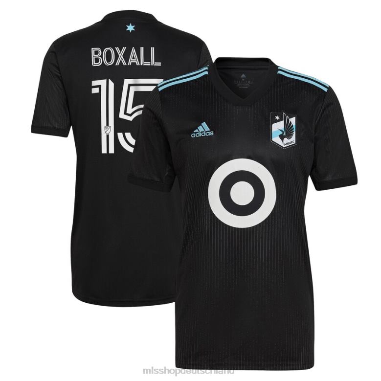 MLS Jerseys Männer Minnesota United FC Michael Boxall adidas schwarzes 2023 Minnesota Night Kit Replika-Trikot 4PP8T874