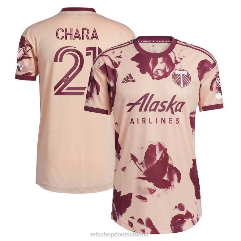 MLS Jerseys Männer Portland Timbers Diego Chara adidas Pink 2023 Heritage Rose Kit authentisches Spielertrikot 4PP8T911