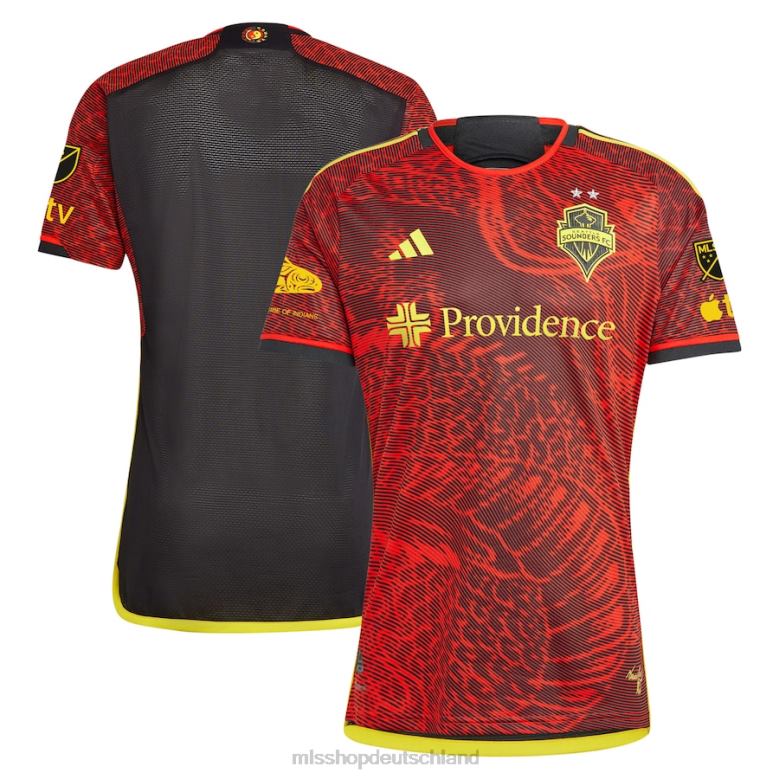 MLS Jerseys Männer Seattle Sounders fc adidas rotes 2023 authentisches Bruce-Lee-Kit-Trikot 4PP8T4